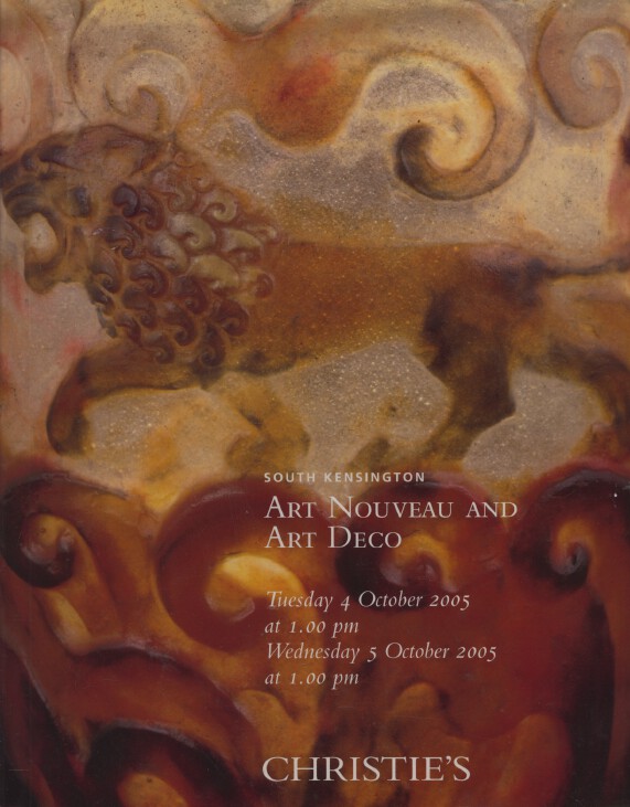 Christies October 2005 Art Nouveau and Art Déco