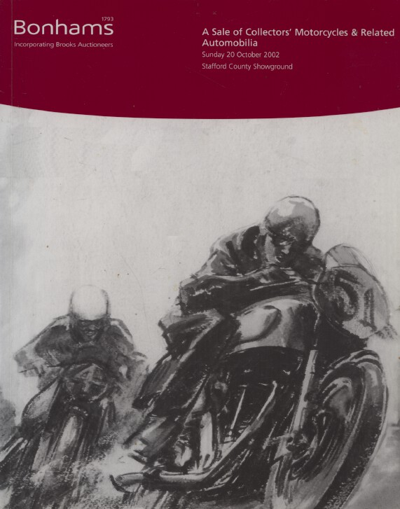 Bonhams October 2002 Collectors' Motorcycles & Related Automobilia