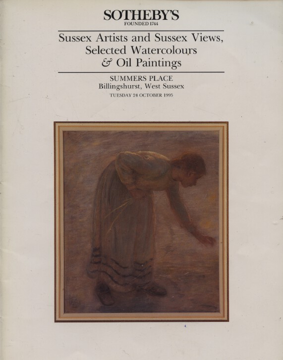 Sothebys October 1995 Sussex Artists & Views, Selected Paintings