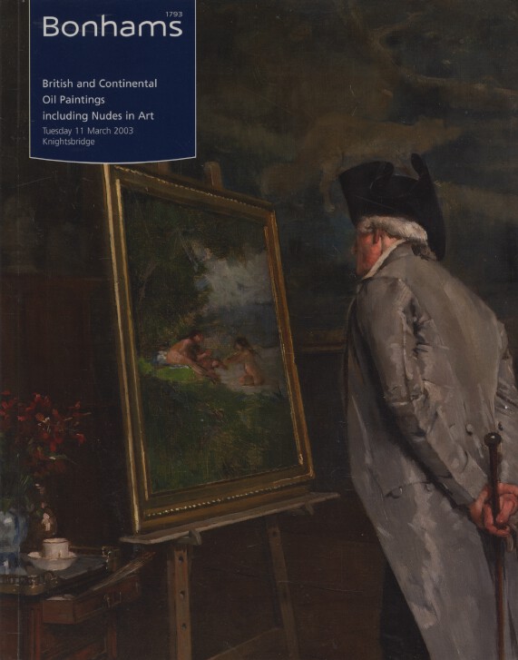 Bonhams March 2003 British & Continental Oil Paintings inc. Nudes in Art