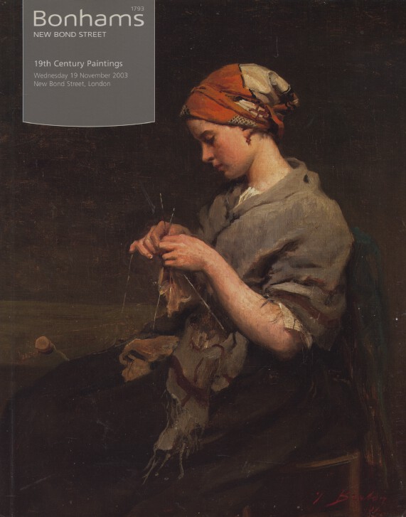 Bonhams November 2003 19th Century Paintings - Click Image to Close