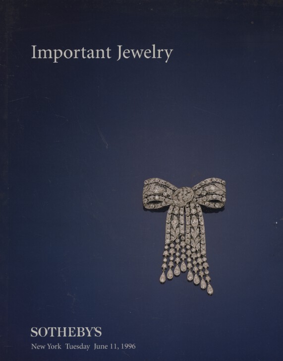 Sothebys June 1996 Important Jewelry