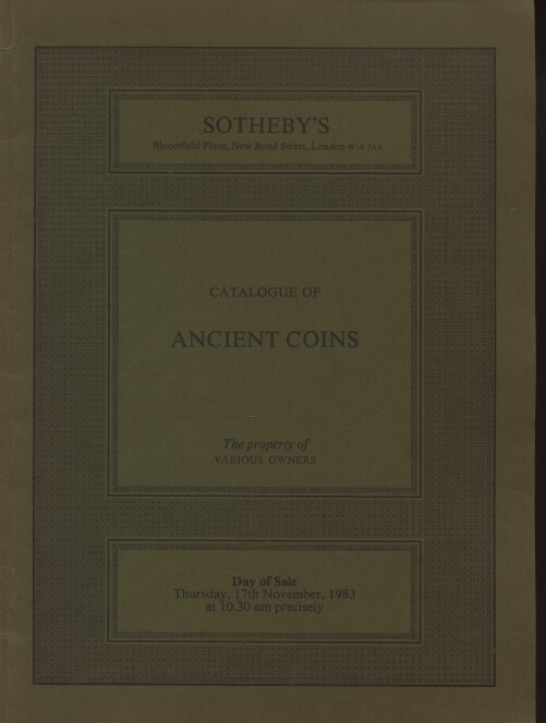 Sothebys November 1983 Ancient Coins