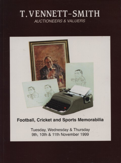 Vennett-Smith November 1999 Football, Cricket and Sports Memorabilia