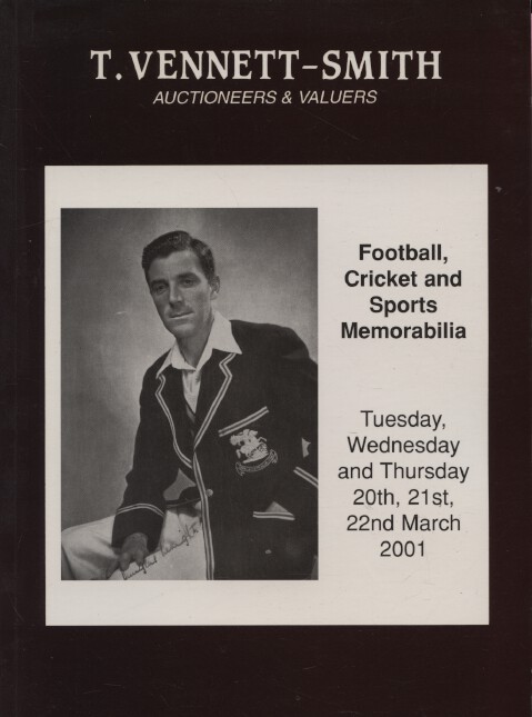 Vennett-Smith March 2001 Football, Cricket and Sports Memorabilia