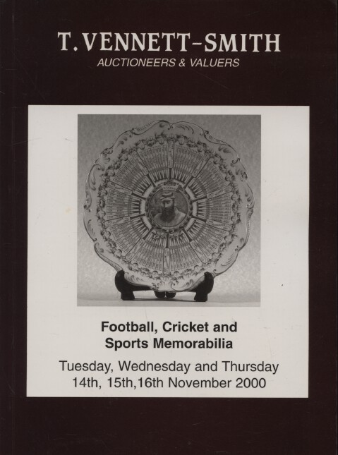 Vennett-Smith November 2000 Football, Cricket & Sports Memorabilia