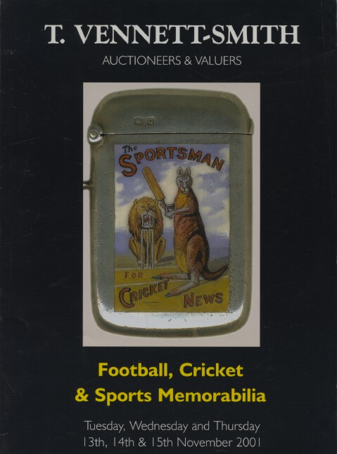 Vennett-Smith November 2001 Football, Cricket & Sports Memorabilia