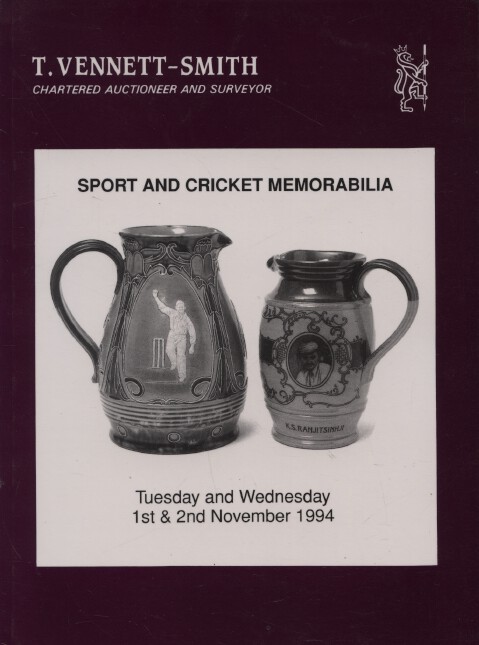 Vennett-Smith November 1994 Sport and Cricket Memorabilia