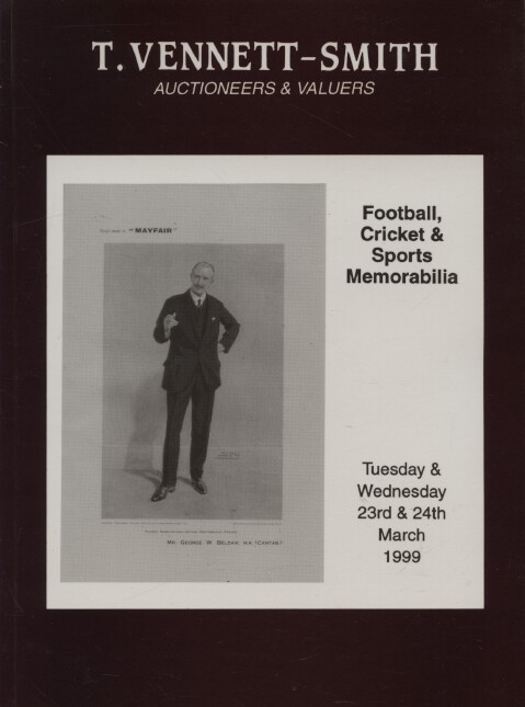 Vennett-Smith March 1999 Football, Cricket & Sports Memorabilia