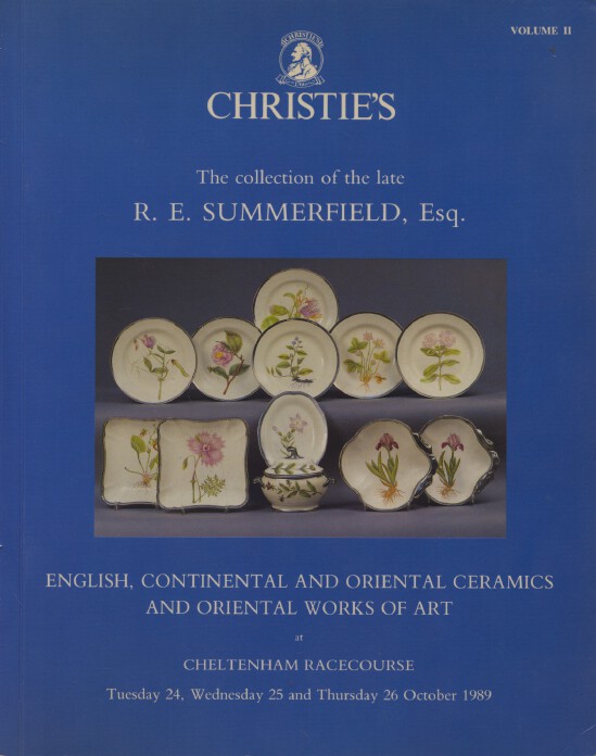 Christies October 1989 The Collection of the late R.E. Summerfield - Volume II