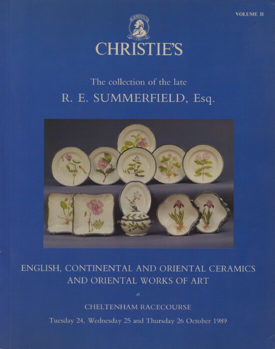 Christies October 1989 The Collection of the late R.E. Summerfield - Volume II