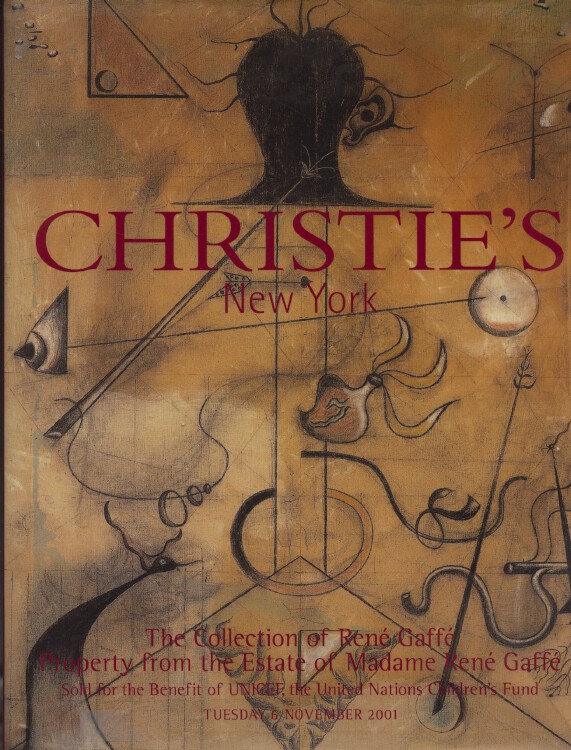 Christies Nov 2001 Rene Gaffe Collection - HARDBACK