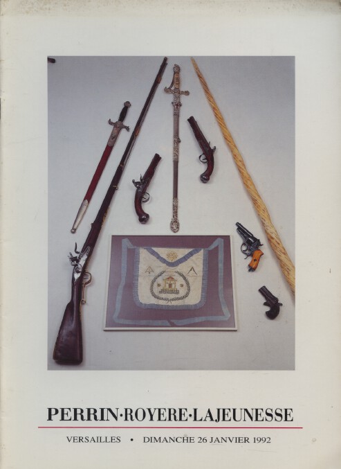 Perrin-Royere-Lajeunesse Jan 1992 Arms, Freemasonry, Marine & Scientific