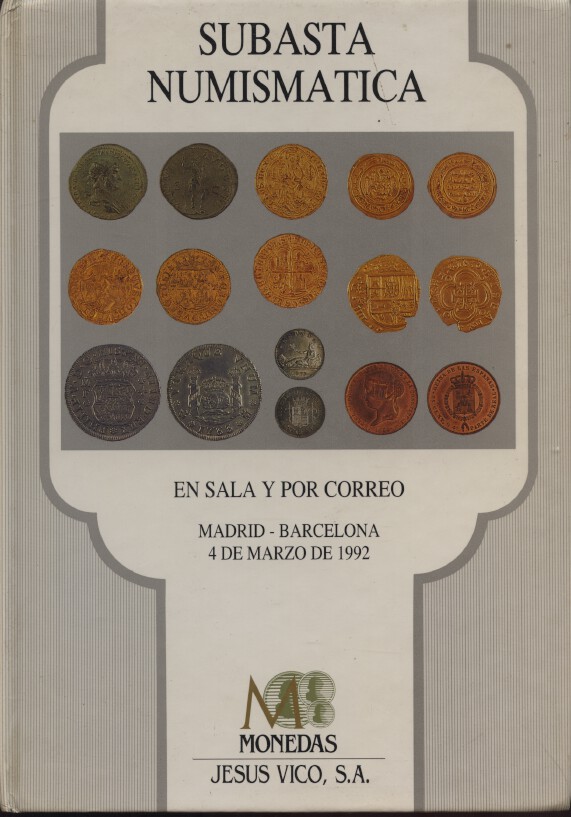 Monedas March 1992 Coins - Greek, Spanish, Roman, Imperial Roman etc. HARDBACK