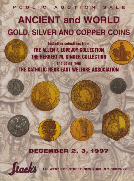 Stacks Dec 1997 Ancient & World Coins inc. Lovejoy & Singer Collections etc.