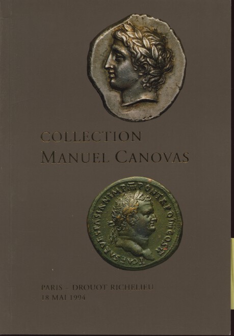 Tajan May 1994 Canovas Collection Coins of Antiquity, Middle Ages, Renaissance