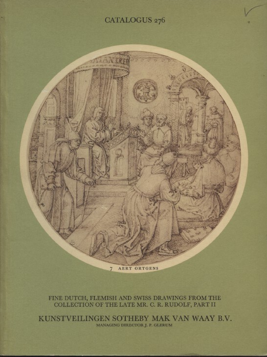 Sothebys June 1977 Fine Dutch, Flemish & Swiss Drawings Rudolf Collection PtII