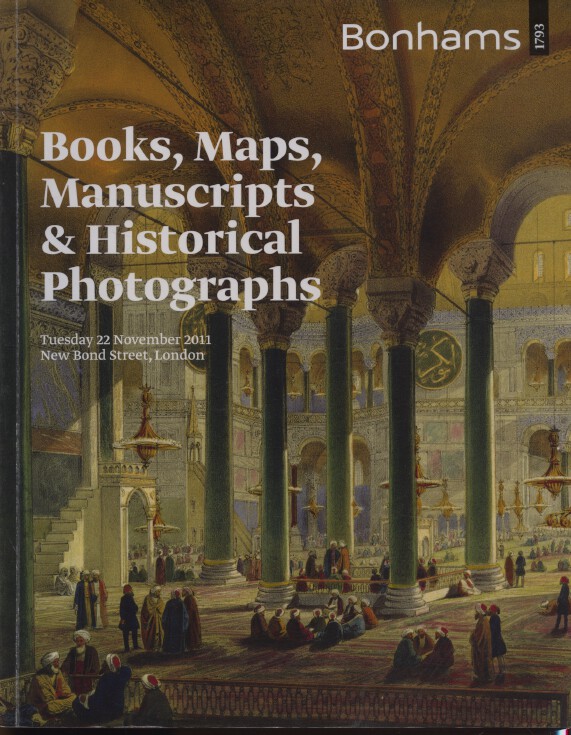Bonhams November 2011 Books, Maps, Manuscripts & Historical Photographs