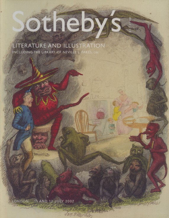 Sothebys July 2002 Literature & Illustration inc. Library of Neville L. Fakes
