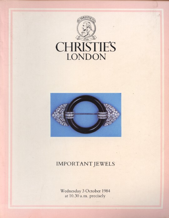 Christies October 1984 Important Jewels