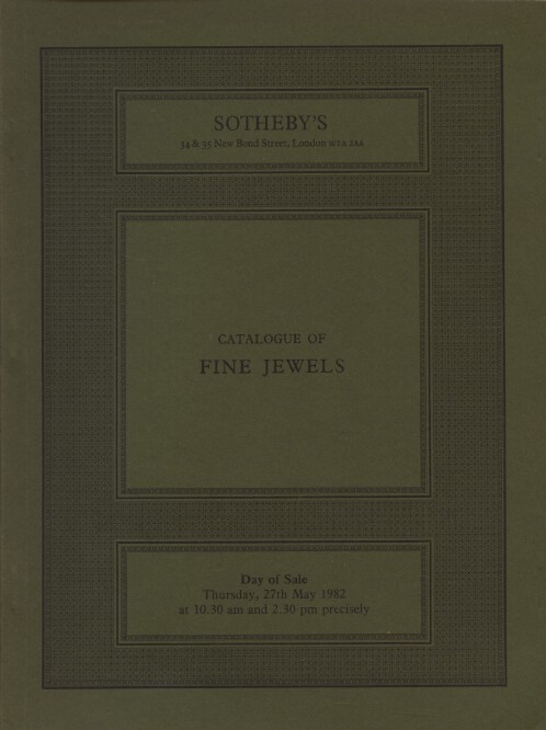 Sothebys May 1982 Fine Jewels