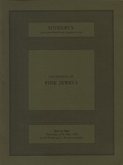 Sothebys May 1982 Fine Jewels