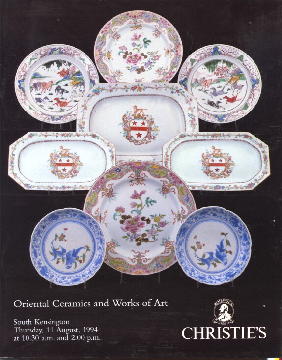 Christies August 1994 Oriental Ceramics and Works of Art
