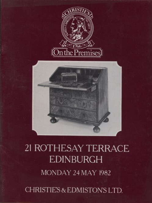Christies May 1982 21 Rothesay Terrace Edinburgh