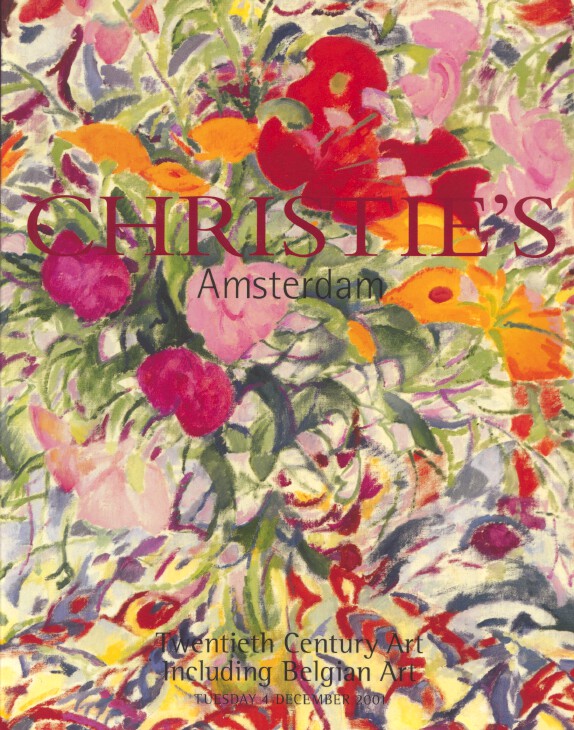 Christies December 2001 Twentieth Century Art Including Belgian Art
