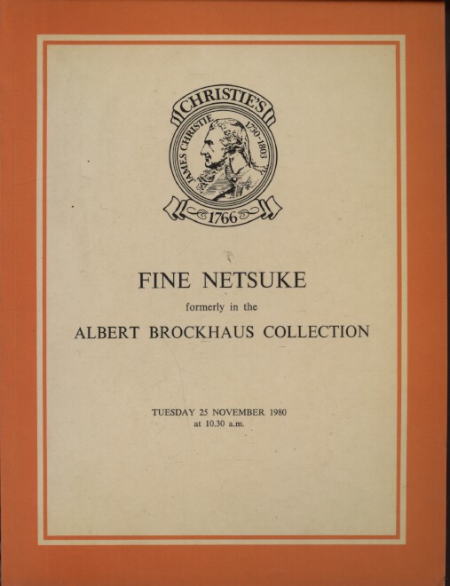 Christies November 1980 Fine Netsuke formerly in the A. Brockhaus Collection