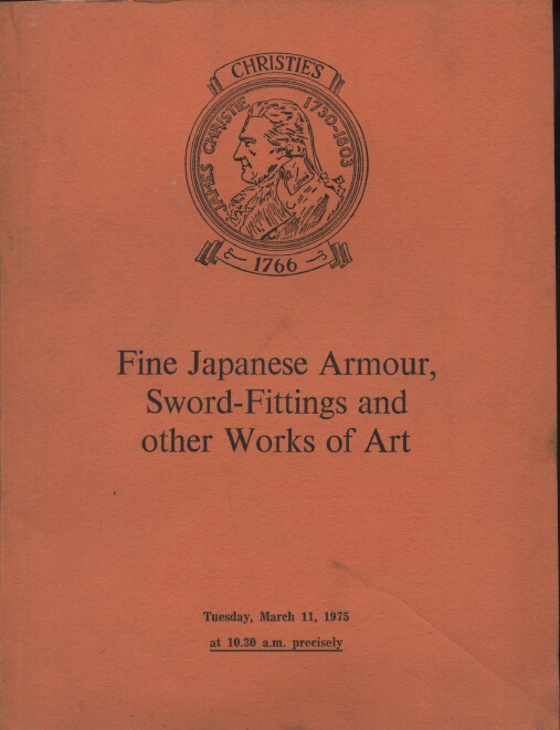Christies March 1975 Fine Japanese Armour, Sword Fittings & other Works of Art