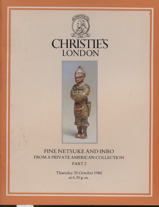 Christies October 1984 Fine Netsuke & Inro Private American Collection Part 2