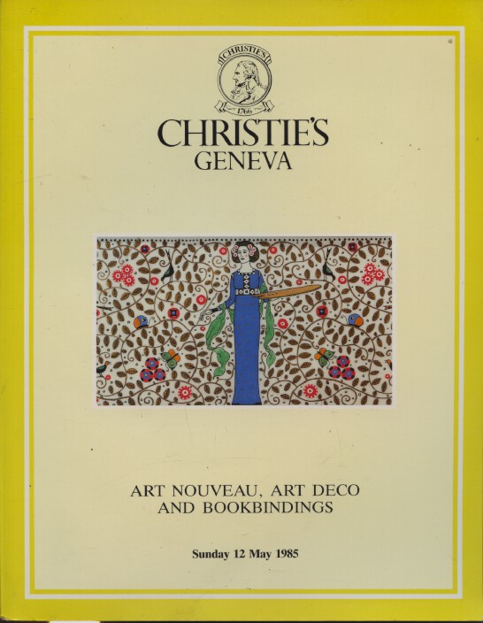 Christies May 1985 Art Nouveau, Art Déco & Bookbindings