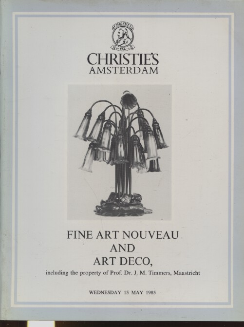 Christies 1985 Fine Art Nouveau and Art Deco, Timmers Collection