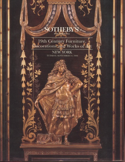 Sothebys 1994 19th C. Furniture, Decorations and Works of Art