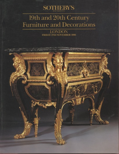 Sothebys 1990 19th and 20th Century Furniture and Decorations