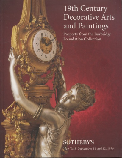 Sothebys 1996 19th C. Decorative Arts, Burbridge Collection