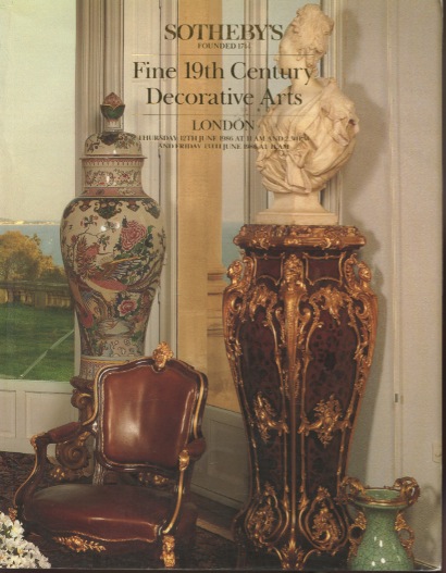 Sothebys 1986 Fine Nineteenth Century Decorative Arts