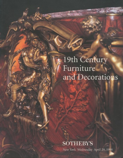 Sothebys 1998 19th Century Furniture & Decorations