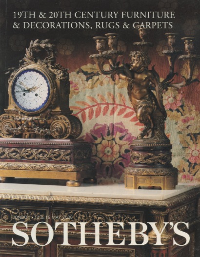 Sothebys 2000 19th & 20th Century Furniture, Decorations, Rugs