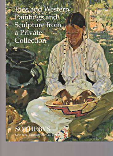 Sothebys 1999 Taos & Western Paintings a Private Collection