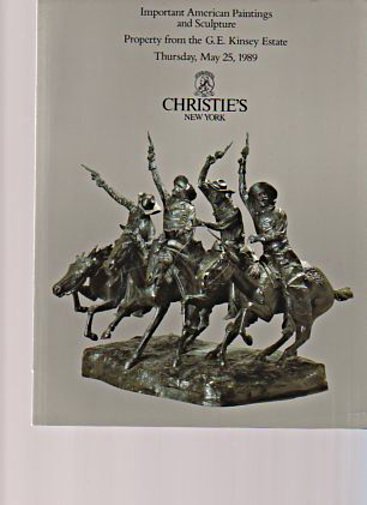 Christies 1989 American Paintings & Sculpture Kinsey Collection