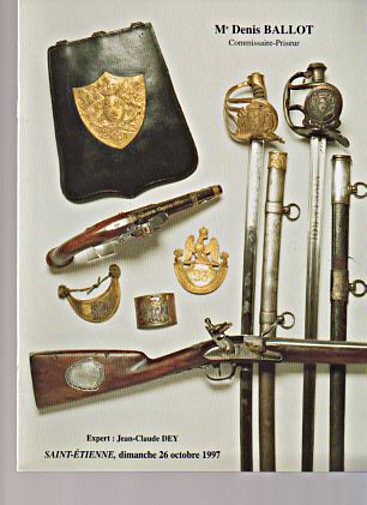 Drouot 1997 Arms & Militaria etc, Denis collection Pt 8