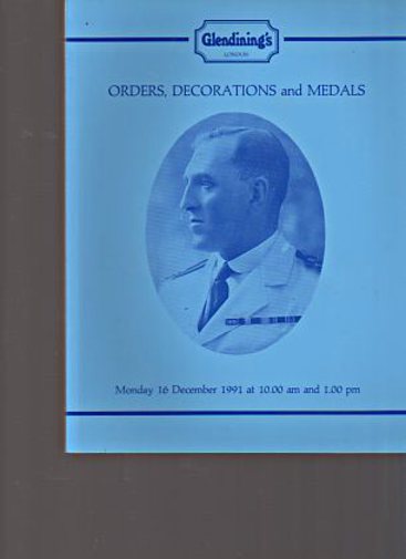 Glendinings 1991 Orders,Decorations, Medals