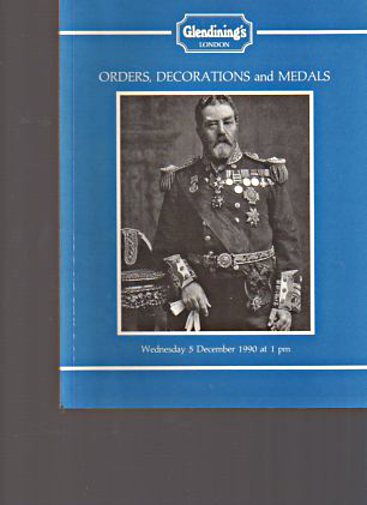 Glendinings December 1990 Orders, Decorations & Medals