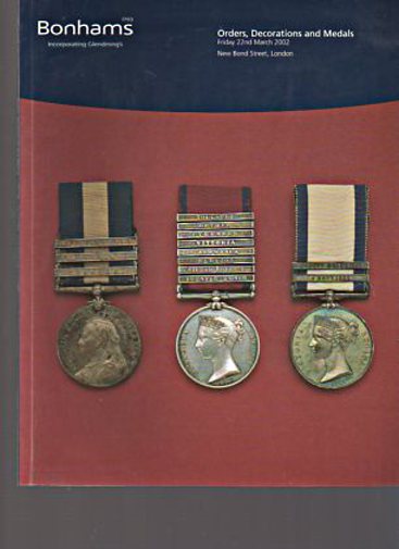 Bonhams 2002 Orders, Decorations and Medals