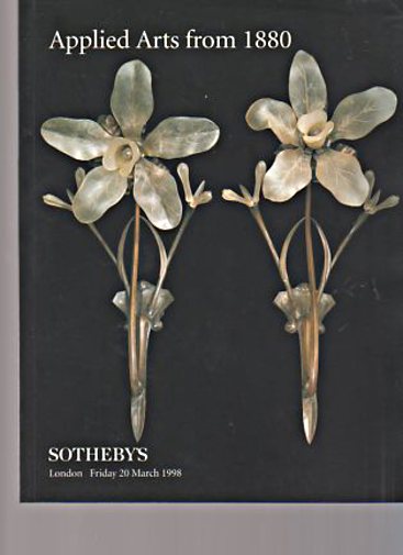 Sothebys March 1998 Applied Arts from 1880