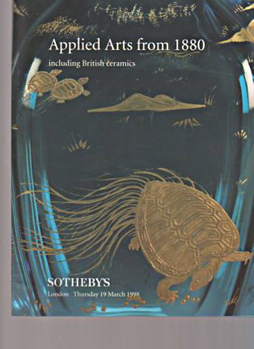 Sothebys 1998 Applied Arts from 1880 & British Ceramics