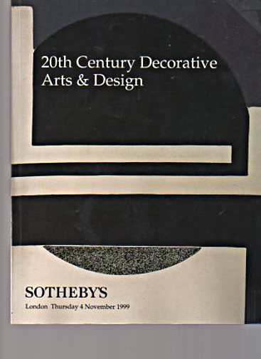 Sothebys 1999 20th Century Decorative Arts & Design (Digital Only)