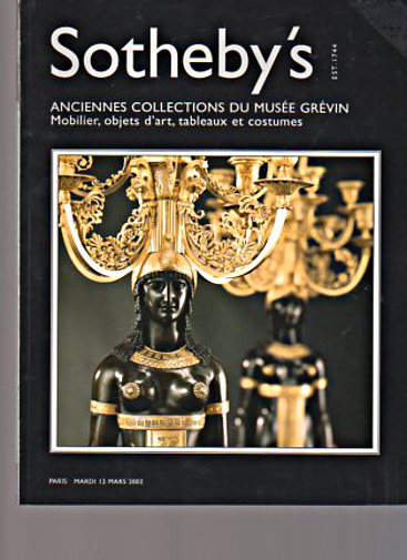 Sothebys 2002 Grevin Collection Furniture & Costumes etc
